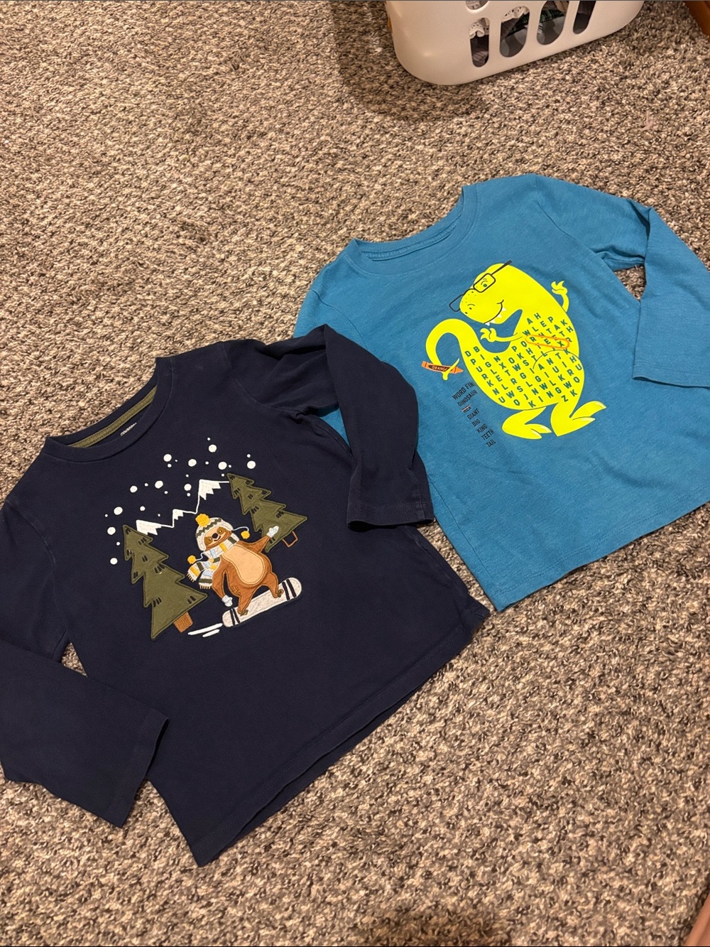 Two long sleeves